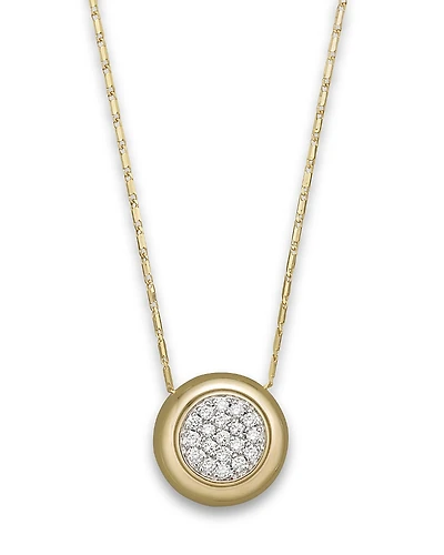 Diamond Pave Pendant Necklace