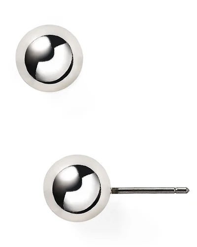 Ball Stud Earrings, 6mm