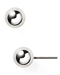 Ball Stud Earrings, 6mm