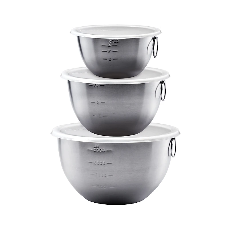 Tovolo Stainless Steel Mixing Bowls, Set of 3