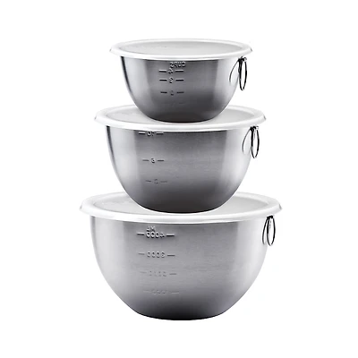 Tovolo Stainless Steel Mixing Bowls, Set of 3