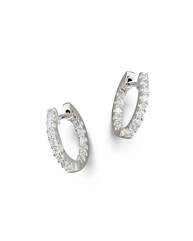 Diamond Inside Out Hoop Earrings