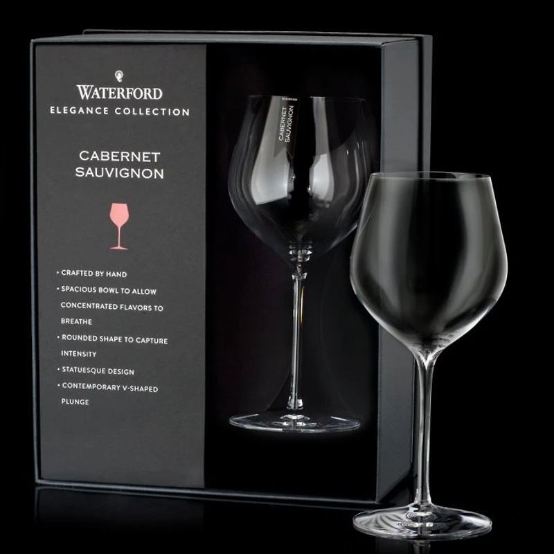 Elegance Cabernet Sauvignon Wine Glass, Pair