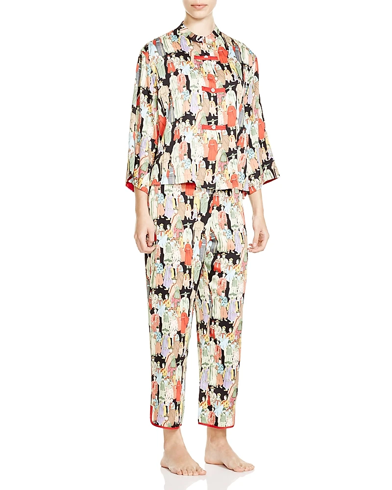 Natori Dynasty Mandarin Pajama Set