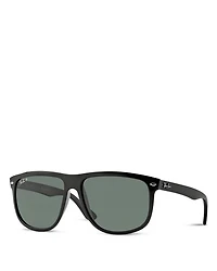 Polarized Boyfriend Square Sunglasses, 60mm