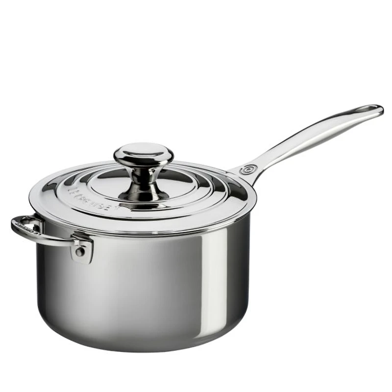 Stainless Steel 4-Quart Saucepan with Lid