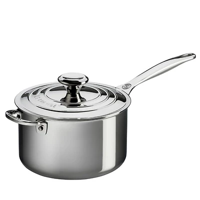 Stainless Steel 4-Quart Saucepan with Lid