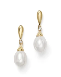 Cultured Freshwater Pearl Drop Earrings