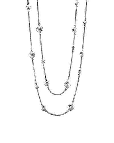 John Hardy Sterling Silver Palu Disc Station Sautoir Necklace, 36