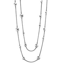 John Hardy Sterling Silver Palu Disc Station Sautoir Necklace, 36
