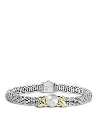 LAGOS Sterling Silver "Luna" Cultured Freshwater Pearl Rope Bracelet