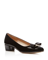Ferragamo Women's Vara Leather Pumps