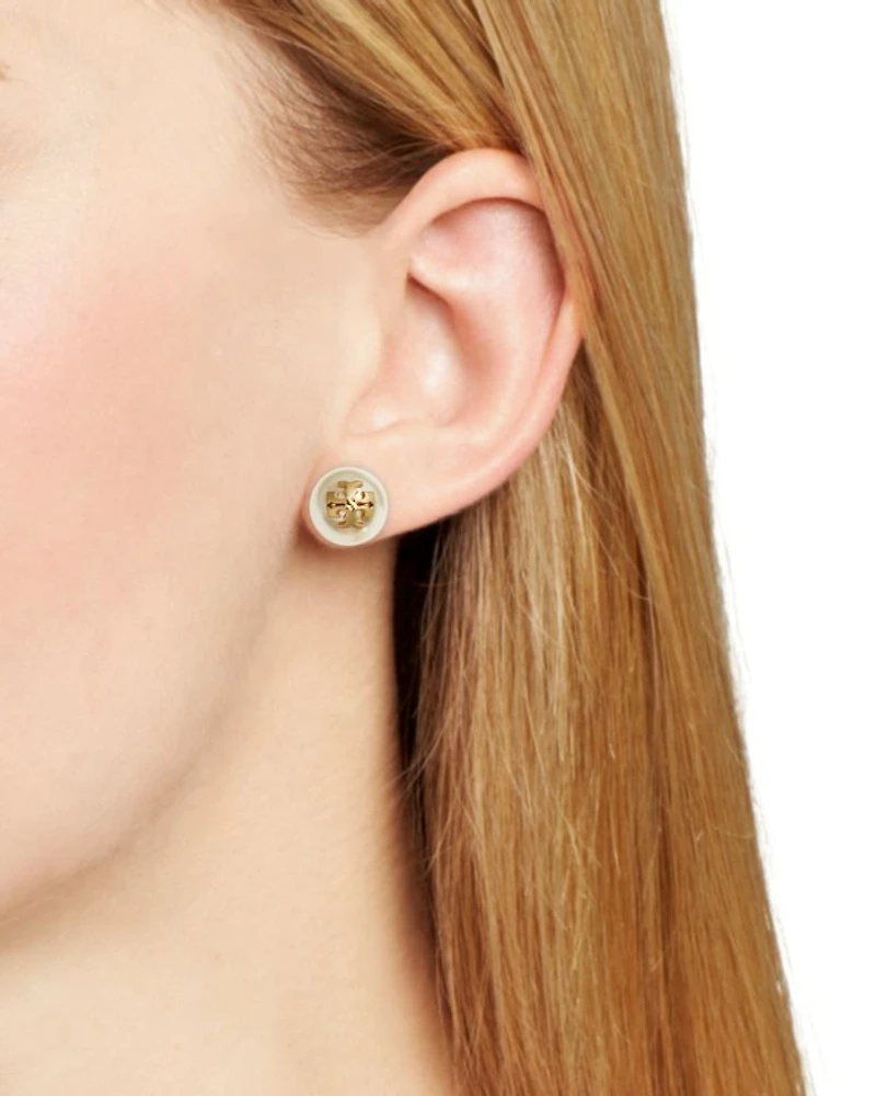 Logo Stud Earrings