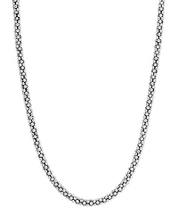 LAGOS Sterling "Caviar" Silver Rope Chain Necklace, 16"