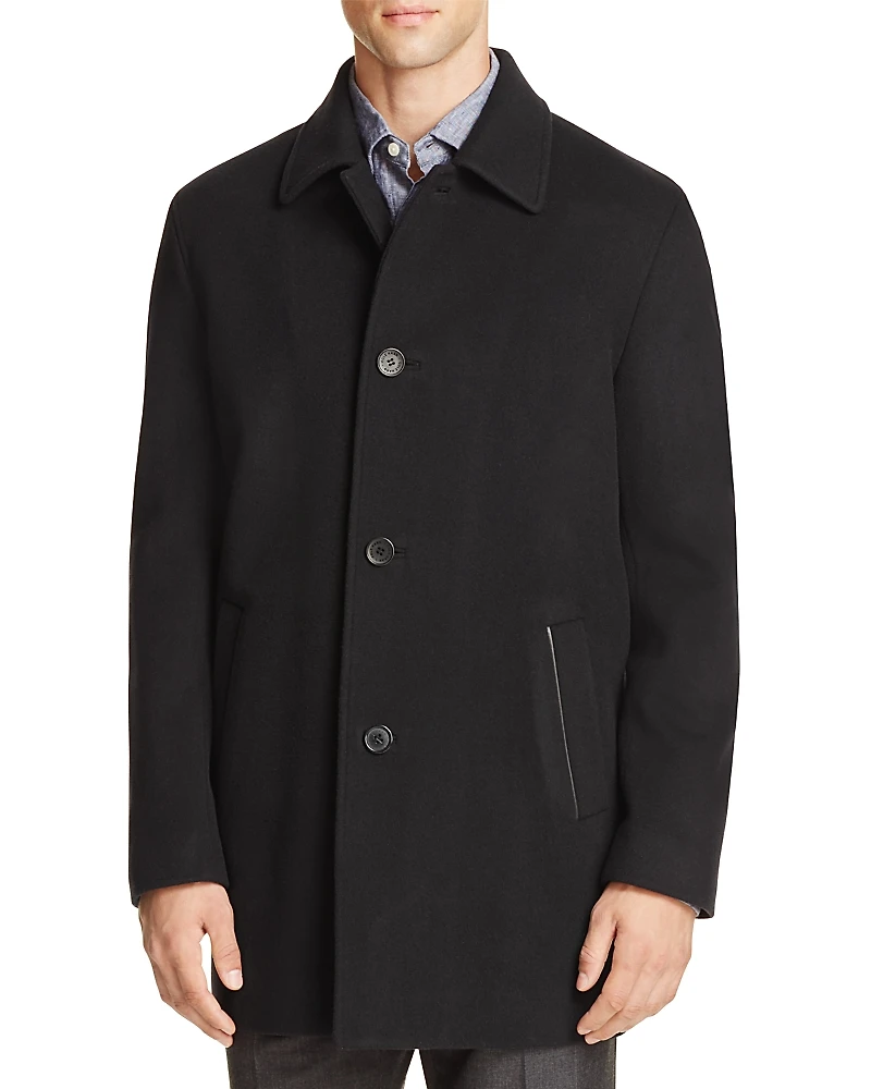 Cole Haan Wool Cashmere Topper Coat