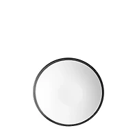 L'Objet Soie Tressee Black Soup Plate
