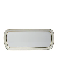 Bernardaud Sauvage White Rectangular Cake Platter