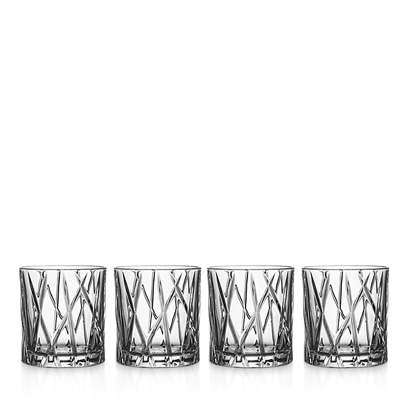 Orrefors City Old Fashioned Glass, Set of 4