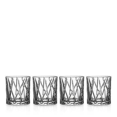 Orrefors City Old Fashioned Glass, Set of 4