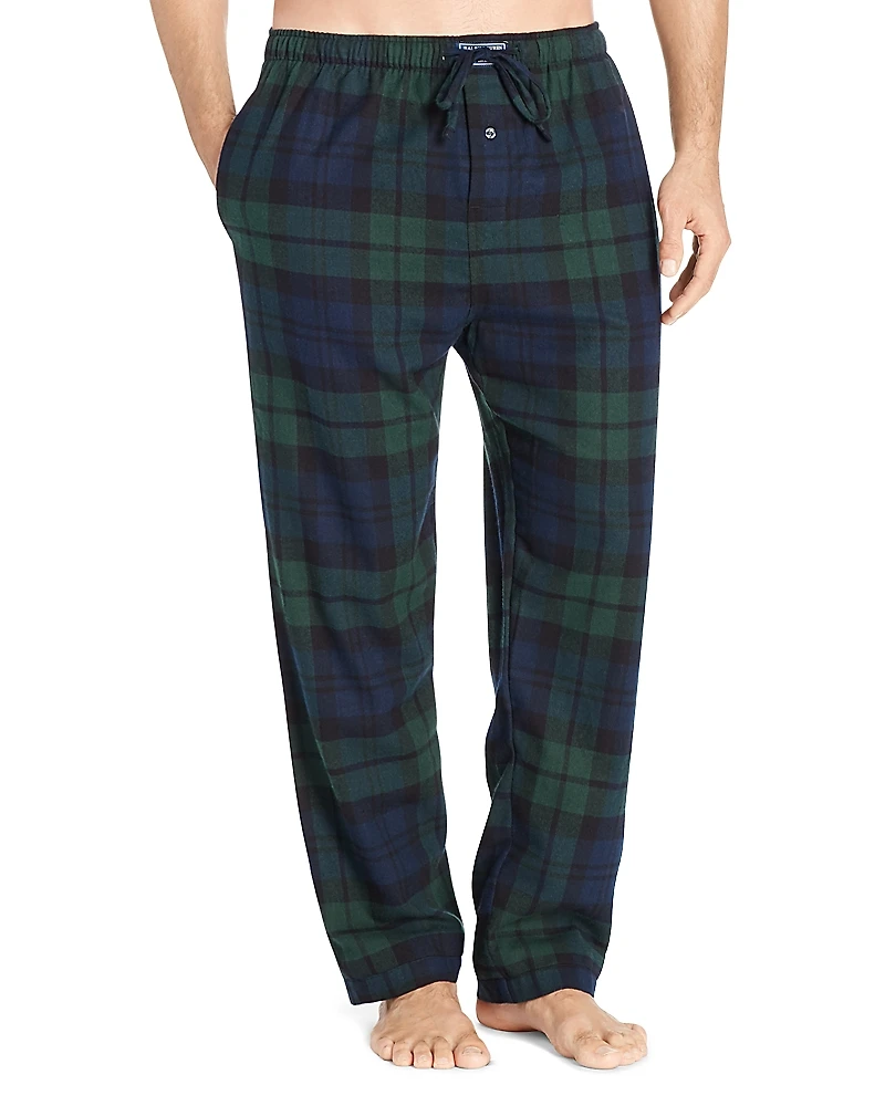 Polo Ralph Lauren Black Watch Plaid Flannel Pajama Pants