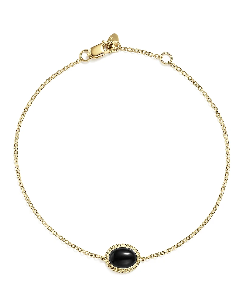 Onyx Oval Bracelet