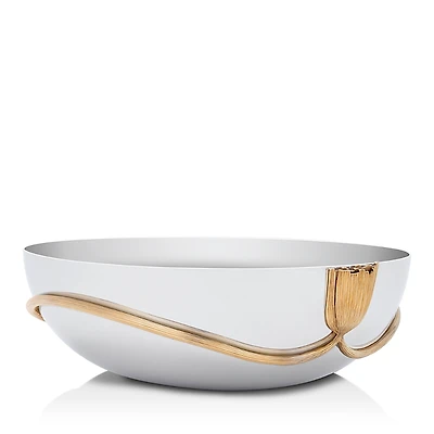 L'Objet Deco Leaves Large Oval Bowl