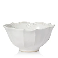 Incanto Stone White Baroque Medium Serving Bowl