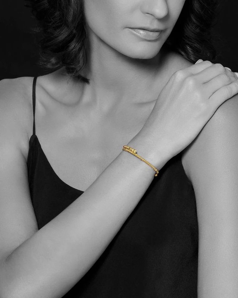 Caviar Gold Collection 18K Gold Coil Bracelet