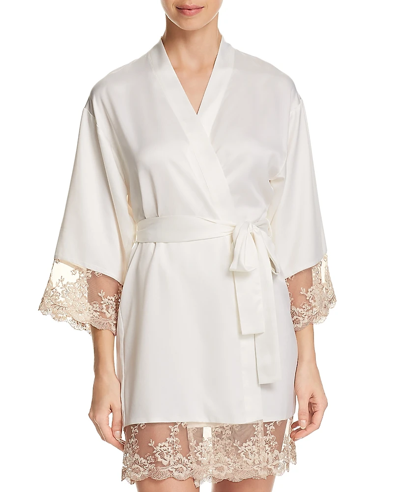 Flora Nikrooz Rosa Charmeuse Kimono