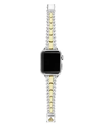 Lagos Smart Caviar Sterling Silver 18K Gold Apple Watch Bracelet, 38-44mm