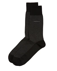 Boss Dean Micro Grid Dress Socks