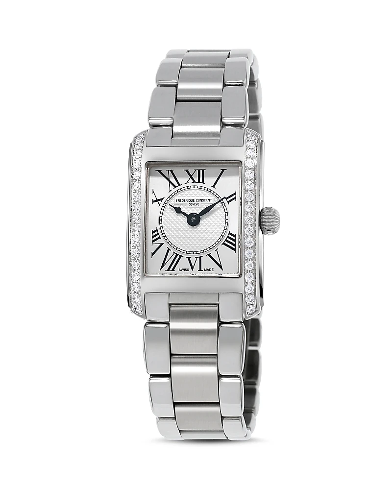 Frederique Constant Classics Carree Diamond Watch, 23mm x 21mm