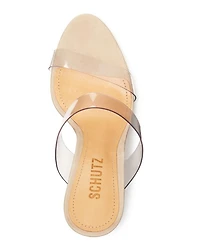 Women's Ariella Clear Strap High-Heel Slide Sandals