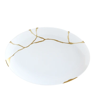 Bernardaud Kintsugi-Sarkis 24K Gold Oval Platter