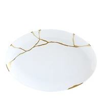 Bernardaud Kintsugi-Sarkis 24K Gold Oval Platter