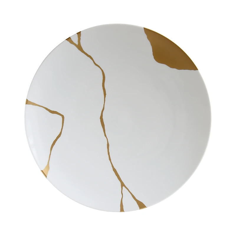 Bernardaud Kintsugi-Sarkis 24K Gold Coupe Plate