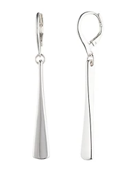 Linear Twist Drop Earrings