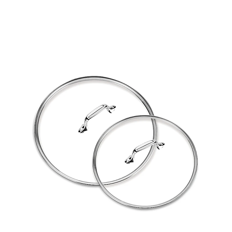 All-Clad 10 & 12 Fry Pan Lids, Set of 2