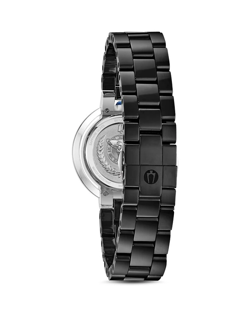 Rubaiyat Black Dial Watch, 35mm