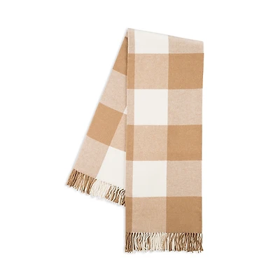 Landsdown Under Buffalo Check Cotton Blend Throw