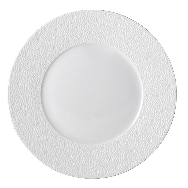 Bernardaud Ecume White Dinner Plate