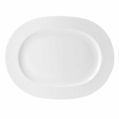 Bernardaud Ecume White Oval Platter