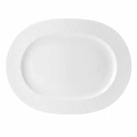 Bernardaud Ecume White Oval Platter