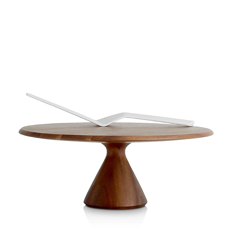 Nambe Quatro Cake Stand & Server Set