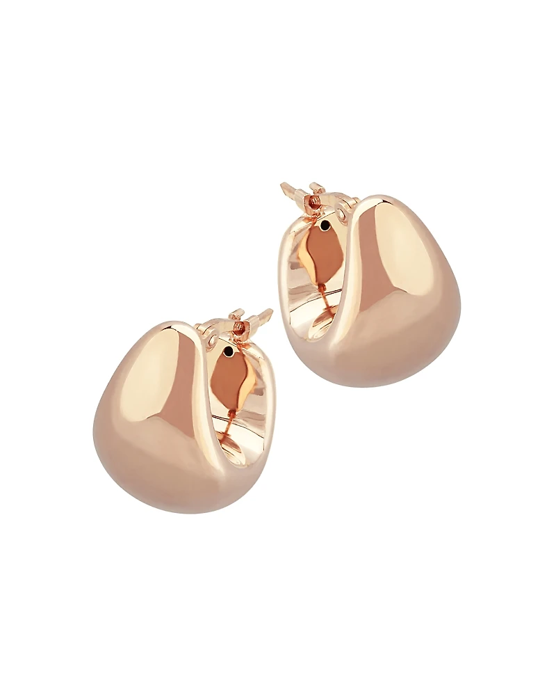 Bloomingdale's Fine Collection Puff Hoop Earrings
