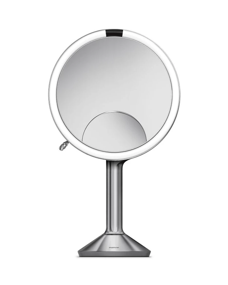 10" Sensor Makeup Mirror, Trio Magnification & Adjustable Brightness
