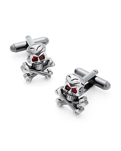 Link Up Skull and Crossbones Cufflinks