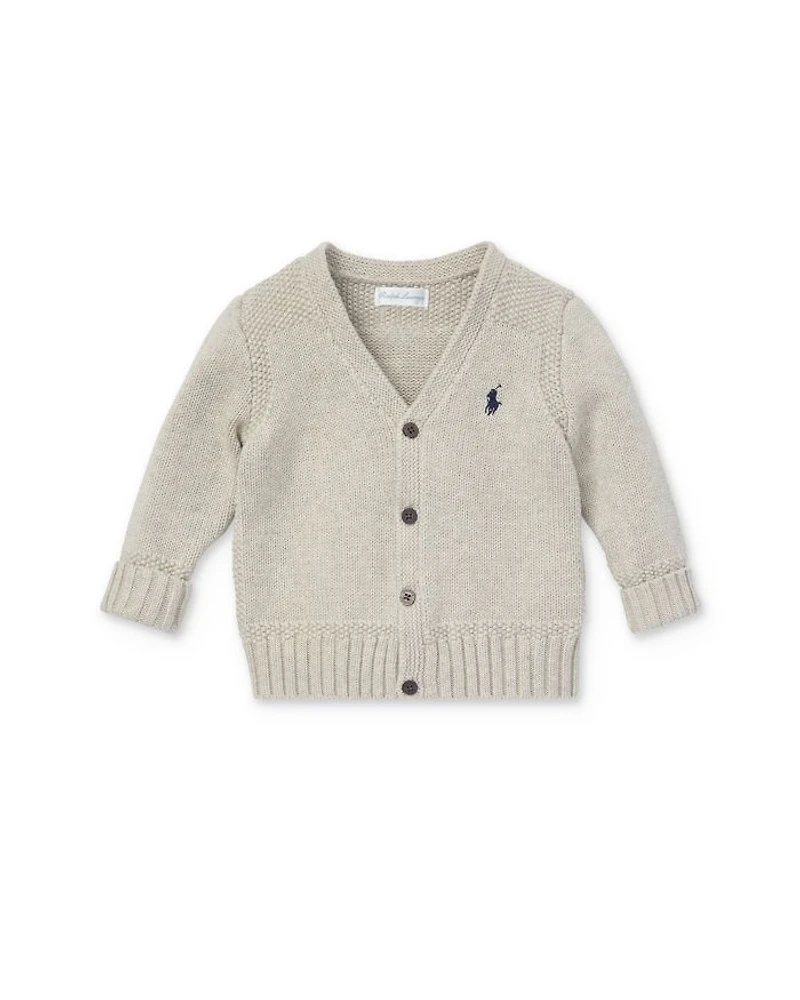 Boys' Combed Cotton Sweater - Baby