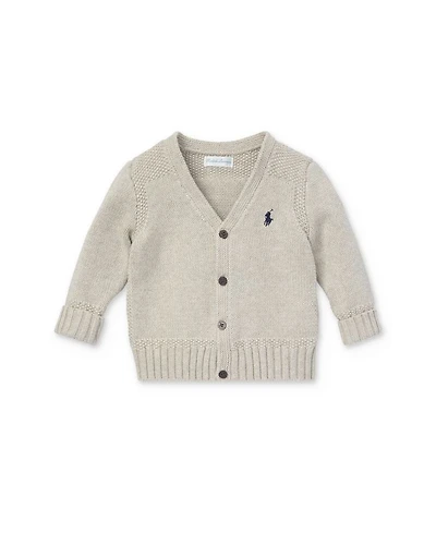 Boys' Combed Cotton Sweater - Baby