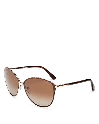 Tom Ford Penelope Polarized Cat Eye Sunglasses